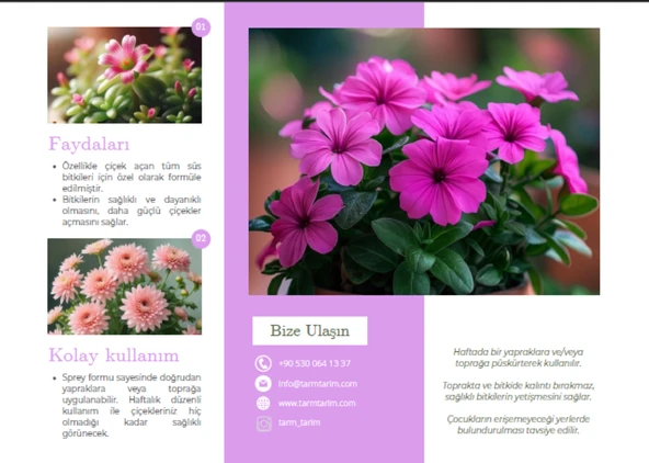 PETAL POWER ÇİÇEKLİ BİTKİLER İÇİN ORGANOMİNERAL BESİN ÇÖZELTİSİ - Resim 5