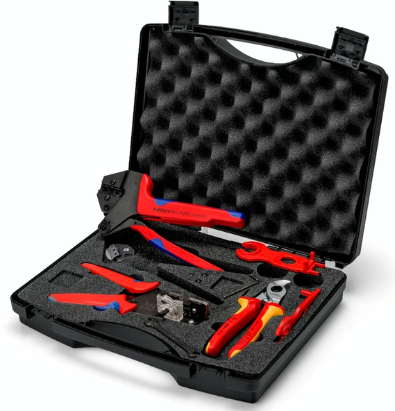 KNIPEX MC4 SOLAR KONEKTÖRLER İÇİN 7 PARÇALI SET ürün görseli 1