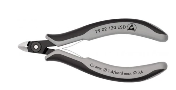 KNIPEX HASSAS ELEKTRONİKÇİ YAN KESKİ ESD ürün görseli 1