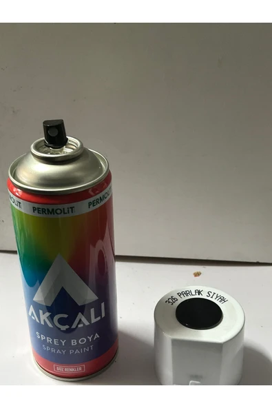 Sprey Boya 400 Ml. Parlak Siyah 4 adet - Resim 2