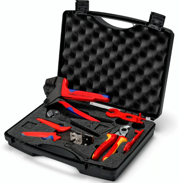 KNIPEX MC4 SOLAR KONEKTÖRLER İÇİN 7 PARÇALI SET - Resim 2