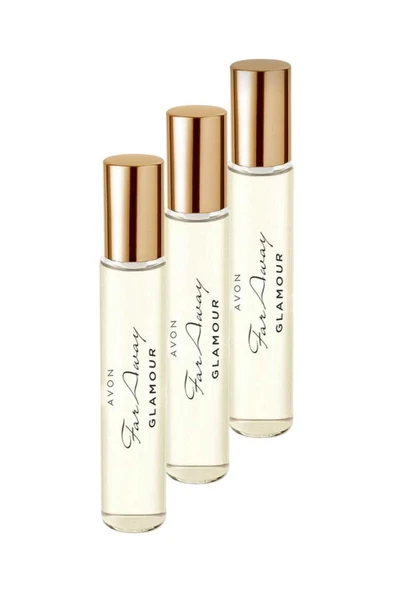 Far Away Glamour Kadın Parfüm Çanta Boyu Edp 10 Ml. Üçlü Set ürün görseli 1