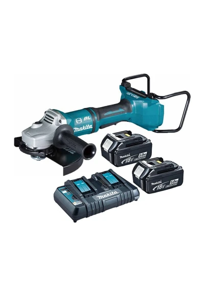 Makita DGA700RF2 Akülü Avuç Taşlama Makinesi 180mm 18X2V ürün görseli 1
