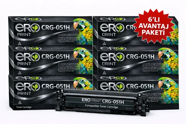CRG-051H / Canon i-Sensys MF-269dw Muadil Toner - 6'LI Avantaj Paket ürün görseli 1