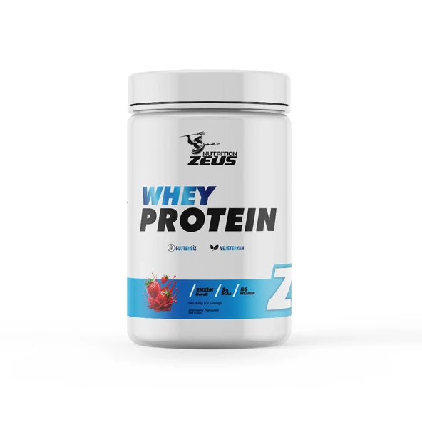 Zeus Nutrition Whey 400gr-Çilek-Aroma ürün görseli 1