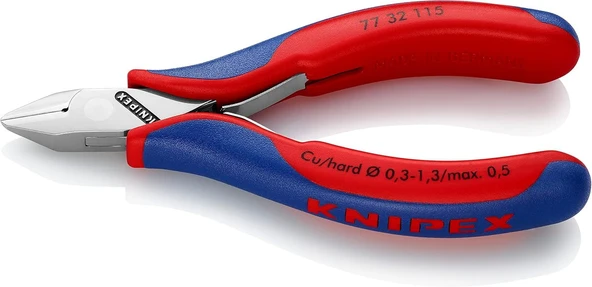 Knipex 77 32 115 Esd Elektronikçi Yan Keski ürün görseli 1