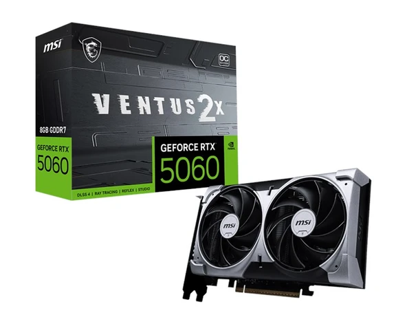 MSI GeForce RTX 5060 8G Ventus 2X OC GD7 128Bit ürün görseli 1
