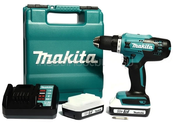Makita DF488D002 18 V Çift Akülü 1.5 Ah Matkap ürün görseli 1