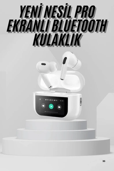 Dokunmatik Ekranlı Air Pro 2 Anc Kulaklık Kablosuz Çok Fonksiyonlu ürün görseli 1