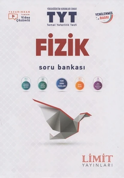 TYT Fizik Soru Bankası Limit Yayınları ürün görseli 1