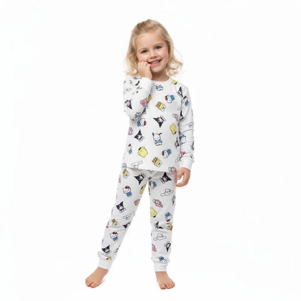 Kuromi Kız Çocuk Pijama Takım ürün görseli 1