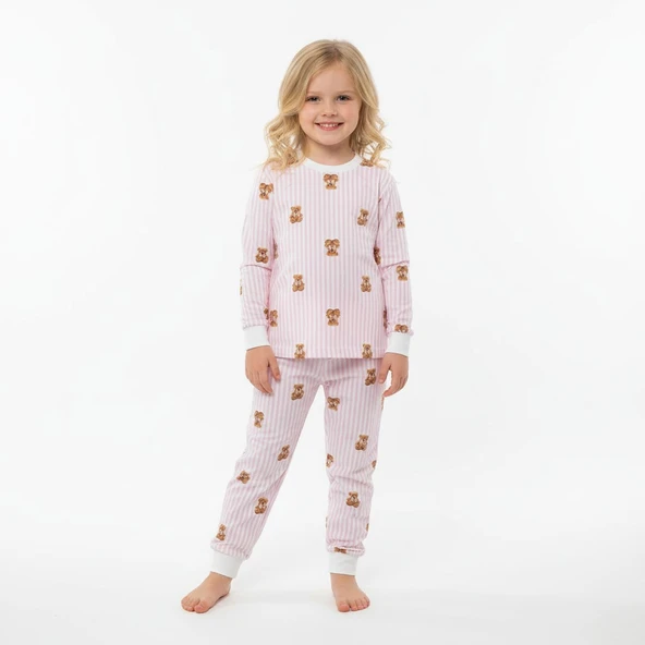 Teddy Kız Çocuk Pijama Takım ürün görseli 1