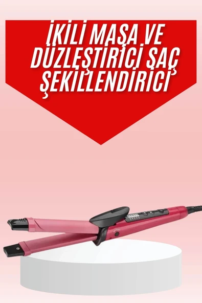 Saç Şekillendirici Düzleştirici Ve Maşa Özellikli Şekillendirici Seramik Kaplama ürün görseli 1