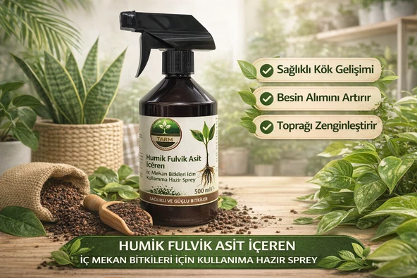 ROOTRİSE KÖK BESLEYİCİ Süs Bitkileri İçin Hümik Fulvik Asitli Kök Geliştirici Sprey ürün görseli 1