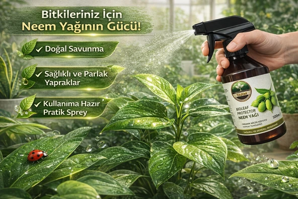 BİOLEAF PROTECTOR NEEM YAĞI-Organik Böcek Kovucu, Yaprak Bit Temizleyici ürün görseli 1