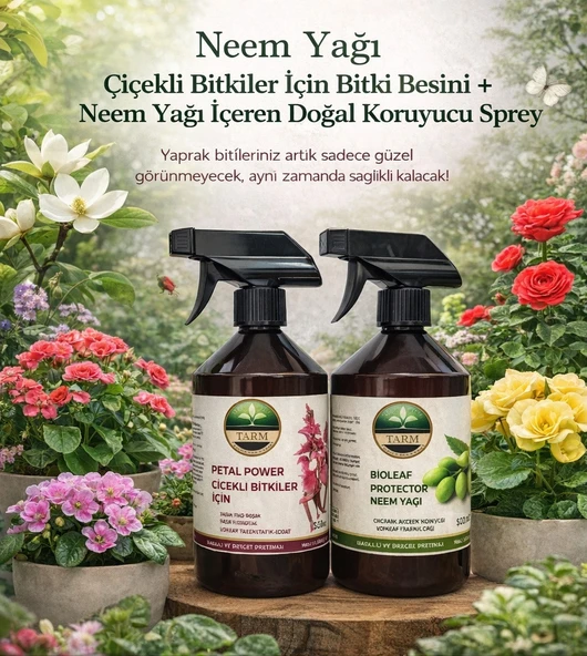 Çiçek Açtıran ve Neem Yağı İkili Bakım Seti ürün görseli 1
