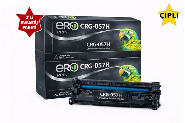 CRG-057H / Canon MF-449dw Çipli Muadil Toner - 2'li Avantaj Paket ürün görseli 1