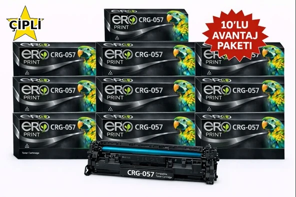 Canon İ-Sensys MF-443dw Çipli Muadil Toner - 10'lu Avantaj Paket ürün görseli 1