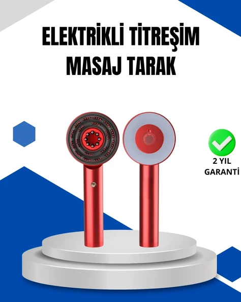 Mikro Akım Teknolojili Elektrikli Saç Masaj Fırçası Yağ Uygulamalı ürün görseli 1