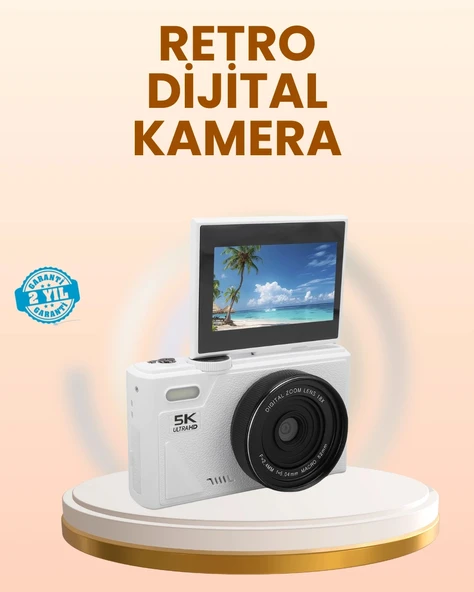 Taşınabilir 5k Uhd Fotoğraf Ve Video Kamera Otofokus Wifi ürün görseli 1