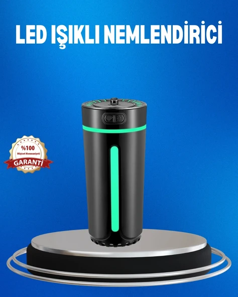 Usb Bağlantılı Led’li Ha Nemlendirici Aromaterapi Buhar Difüzörü ürün görseli 1