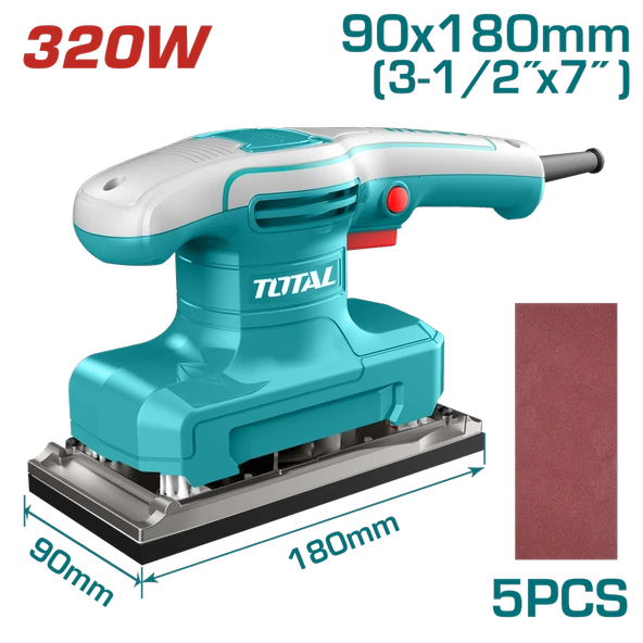 TOTAL TİTREŞİMLİ ZIMPARA TF1301836 ürün görseli 1