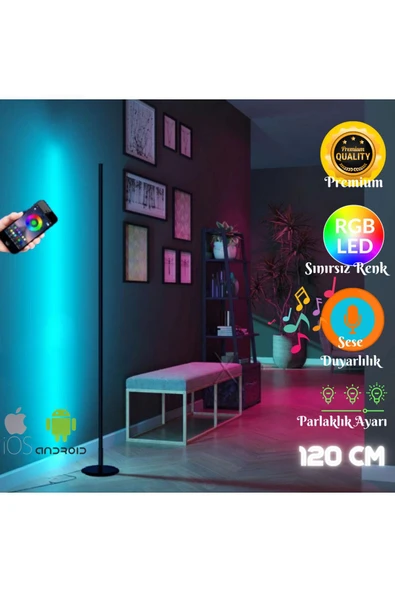 neeko Yeni Nesil 3 Chipli Rgb Oda Aydınlatma Sistemi Full Renk Çok Özellik Telefon Kontrollü 120 Cm ürün görseli 1