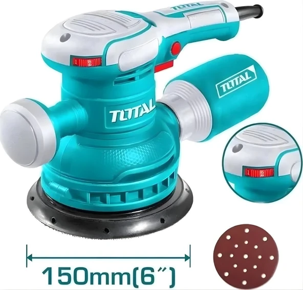 TOTAL EKSANTRİK ZIMPARA MAKİNESİ TF2061506 ürün görseli 1