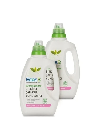 Ecos3 Ecos3 Ultra Konsantre Bitkisel Çamaşır Yumuşatıcı 2X750 ml ürün görseli 1
