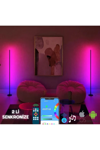neeko Yeni Nesil Magic Pro Stick Sese Duyarlı Aydınlatma Sistemi Pro Model 2 Li Senkronize ürün görseli 1