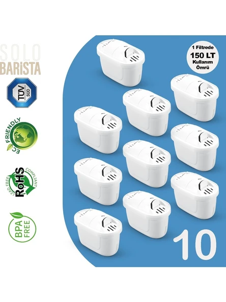Rovexa Jugg Uyumlu PurePro Su Arıtma Sürahi Filtresi 10 Adet ürün görseli 1