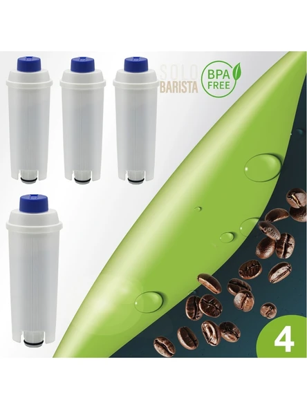 Rovexa Delonghi Kahve Makinası Kireç Önleyici Su Arıtma Filtresi 4 Adet ürün görseli 1