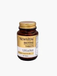 Newvital Biotine 5000 mcg 60 Tablet - Resim 2