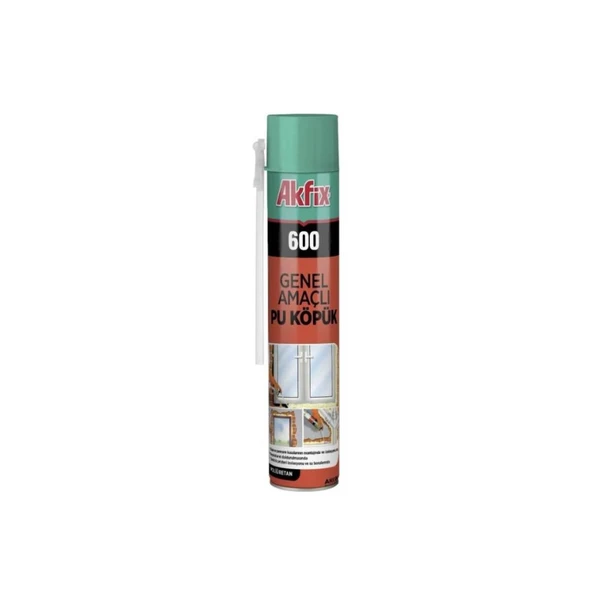 Akfix 600 Pu Pipetli Köpük 600 gr ürün görseli 1