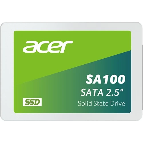 ACER SA100 960GB 500MB-450MB/S SATA 2.5'' PC SSD BL.9BWWA.104 ürün görseli 1