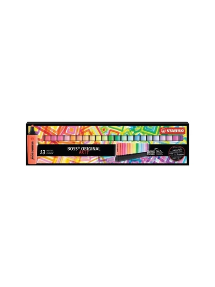 Stabilo Boss Original ARTY 23 Renk Masa Üstü Standlı Set ürün görseli 1