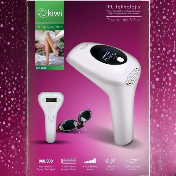 KEP 6833 Tüy Alma Cihazı IPL Teknolojisi ürün görseli 1