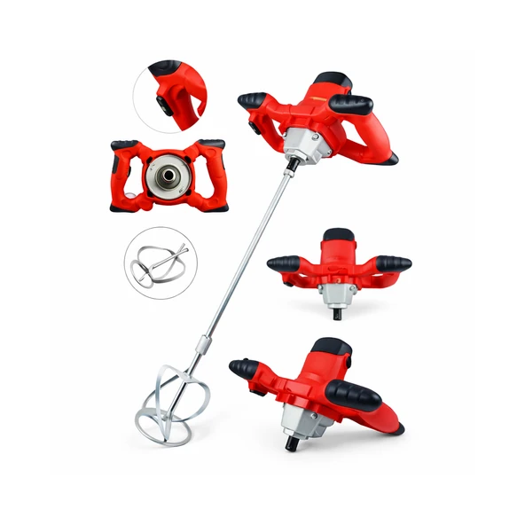 Euromax Elektrikli Boya Harç Karıştırıcı M14 - 1800 W Çift Kulp Ergonomik Mikser Karıştırma Makinesi ürün görseli 1