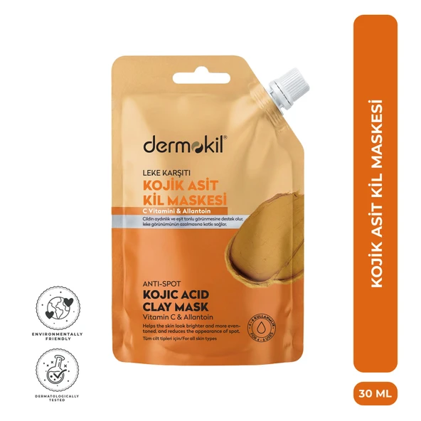 Dermokil Leke Karşıtı Kojik Asit Kil Maskesi 30 ml ürün görseli 1