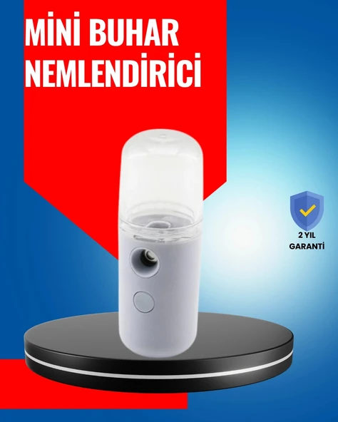 Mini Şarjlı Buhar Nemlendirici – Taşınabilir, Enerji Tasarruflu, Kablosuz Kullanım ürün görseli 1