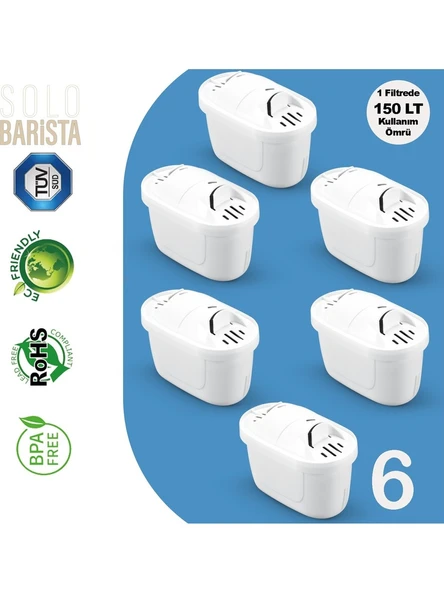 Rovexa Jugg Uyumlu PurePro Su Arıtma Sürahi Filtresi 6 Adet ürün görseli 1
