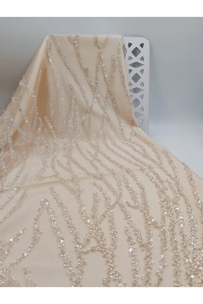 ünsal tekstil Taşlı Abiyelik Kumaş ürün görseli 1