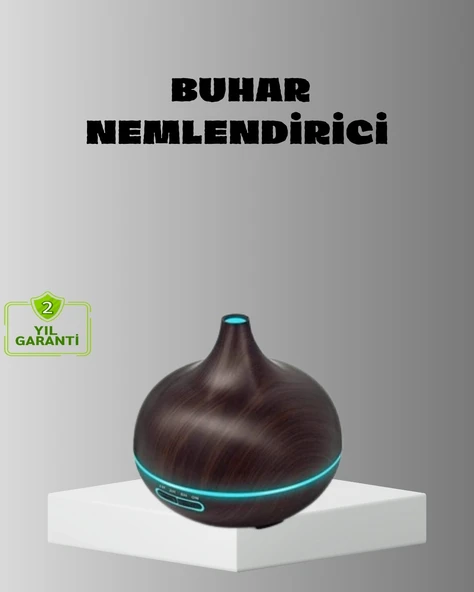 Aromaterapi Difüzörü 550 Ml Ultrasonik Nemlendirici Otomatik Kapanma Özellikli ürün görseli 1