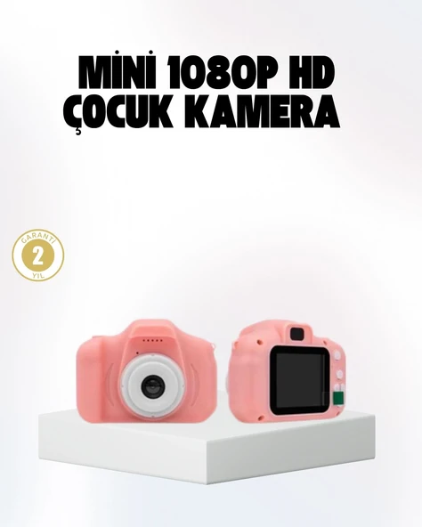 Çocuklar İçin Mini Fotoğraf Makinesi 8mp 1080p Video Ve Darbeye Dayanıklı ürün görseli 1