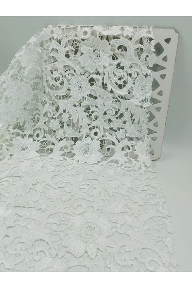 ünsal tekstil Fransız Dantel Kumaş - Resim 5