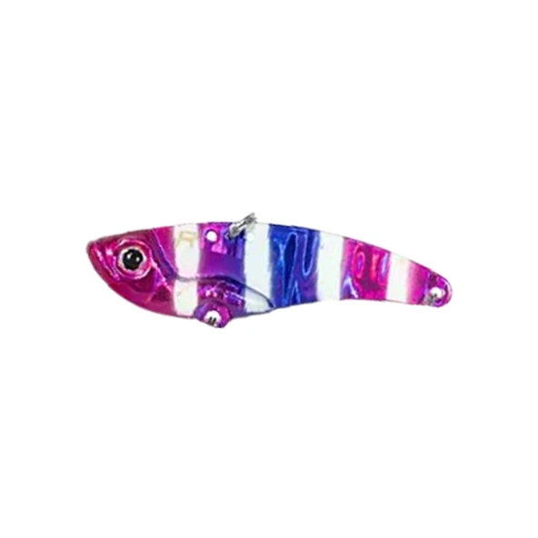 Ryuji Mirror VIB 6,5cm 22gr Vibrasyon Yem Renk : Purple Zebra Glow ürün görseli 1