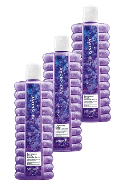 Senses Lavender Calm Lavanta Kokulu Banyo Köpüğü 500 Ml. Üçlü Set ürün görseli 1