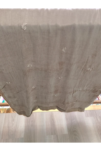 ünsal tekstil Nakışlı Lüx Kupra Kumaş ürün görseli 1