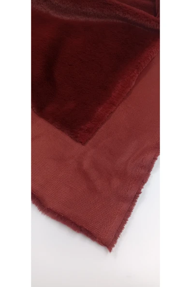 Bursa Kumaş Bordo Peluş Kumaş - Resim 5