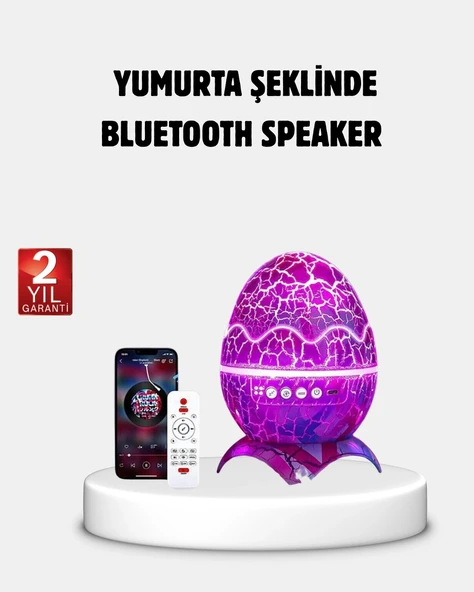 Yıldızlı Gökyüzü Dinozor Yumurta Projektör –  Ayarlanabilir Parlaklık Ve Hız ürün görseli 1